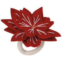 Amaryllis Felt Napkin Ring NOW Designs