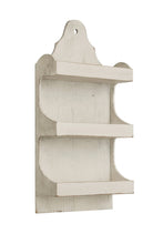 Antique White 3-Tier Wall Shelf - Greenhouse Home