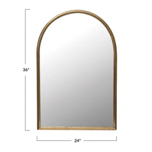 Arched Metal Framed Wall Mirror, [product_price]- Greenhouse Home