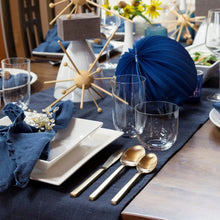 Arezzo Brushed Gold Stainless Flatware, Set of 5, [product_price]- Greenhouse Home