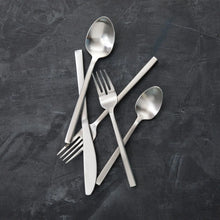 Arezzo Brushed Stainless Flatware, Set of 5, [product_price]- Greenhouse Home