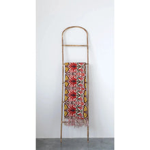 Boho Arched Decorative Blanket Ladder Greenhouse Home