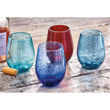Bubble Glass Stemless Wine Glass - Greenhouse Home