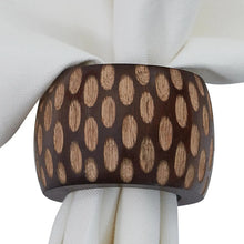 Carved Wood Napkin Ring, [product_price]- Greenhouse Home