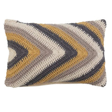 Cotton Crocheted Lumbar Pillow Greenhouse Home