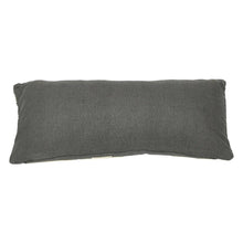 Cotton Lumbar Pillow w/ Gold Thread Embroidery & Rope Applique Greenhouse Home