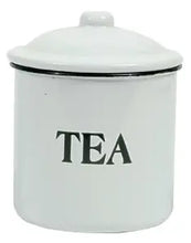 Enameled Container w/ Lid Greenhouse Home