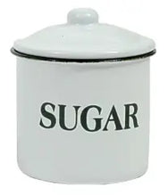 Enameled Container w/ Lid Greenhouse Home