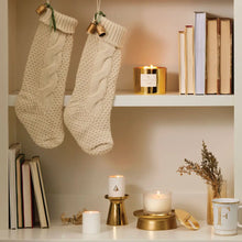 Frasier Fir Large Frosted Wood Grain Candle, [product_price]- Greenhouse Home