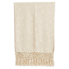 Fringe + Crochet Cotton Throw - Greenhouse Home