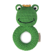Frog Prince Ring Crocheted Rattle - Greenhouse Home
