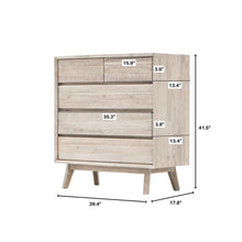 Gia 5 Drawer Chest, [product_price]- Greenhouse Home