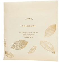 Goldleaf Foaming Bath Salts Envelope - Greenhouse Home
