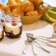 Lucca Faceted Polished Stainless Flatware, Set of 5, [product_price]- Greenhouse Home