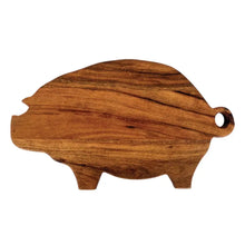 Mango Wood Pig Shaped Cheese/Cutting Board, [product_price]- Greenhouse Home