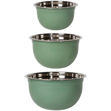 Matte Steel Nesting Mixing Bowls, Set of 3 NOW Designs