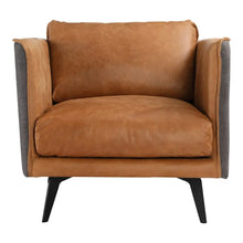 Messina Leather Arm Chair Cognac - Greenhouse Home