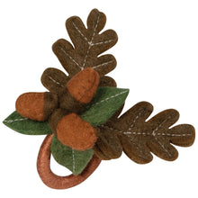 Oak and Acorn Felt Napkin Ring NOW Designs