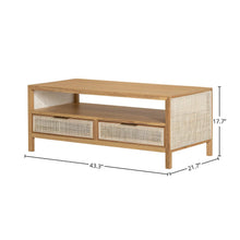 Rattan Coffee Table, [product_price]- Greenhouse Home
