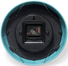 Retro Round Turquoise Indoor Wall Clock 9.5 Inch, [product_price]- Greenhouse Home