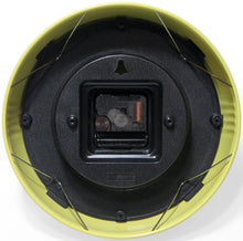 Retro Round Yellow Indoor Wall Clock 9.5 Inch, [product_price]- Greenhouse Home