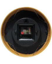 Retro Round Yellow Indoor Wall Clock 9.5 Inch, [product_price]- Greenhouse Home