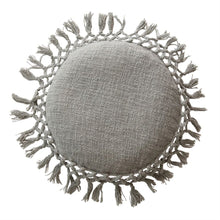 Round Cotton Slub Pillow - Greenhouse Home