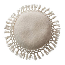 Round Cotton Slub Pillow - Greenhouse Home