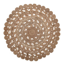 Round Handwoven Jute Rug - Greenhouse Home
