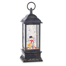 Snowman Musical Lighted Water Lantern Raz Imports