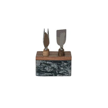 Stainless Steel Cheese Servers w/ Stand, [product_price]- Greenhouse Home