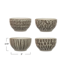 Stoneware Bowl w/ Wax Relief Pattern, [product_price]- Greenhouse Home