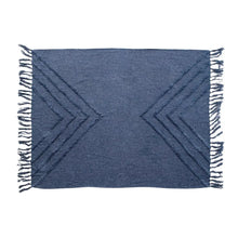 Stonewashed Cotton Blend Slub Throw - Greenhouse Home