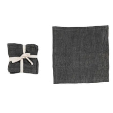 Stonewashed Linen Cocktail Napkins, Set of 4, [product_price]- Greenhouse Home