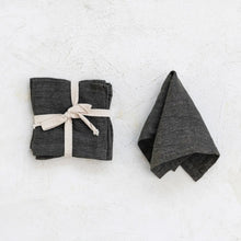 Stonewashed Linen Cocktail Napkins, Set of 4, [product_price]- Greenhouse Home