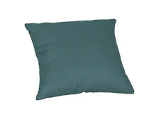 Sunbrella Square Outdoor Pillow, Cast Lagoon Casual Cushion