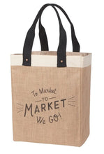 To Market We Go Market Tote - Greenhouse Home