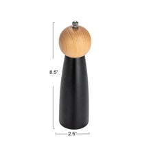 Two-Tone Rubberwood Salt/Pepper Mill, [product_price]- Greenhouse Home