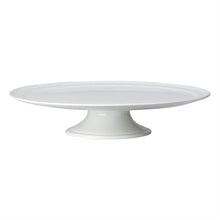 Whiteware Pedestal Cake Plate - Greenhouse Home