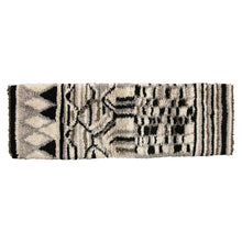 Wool Patterned Shag Runner - Greenhouse Home