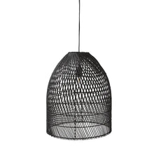 Black Rattan Pendant Lamp - Greenhouse Home