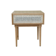 Cane Side Table, Natural - Greenhouse Home